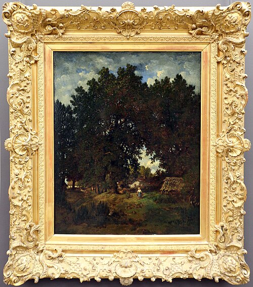 Village sous les arbres, 1852, Théodore Rousseau