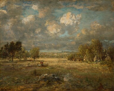 Countryside in Picardy, 1860, Théodore Rousseau