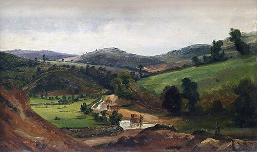 Paysage (en Auvergne?), 1830, Théodore Rousseau