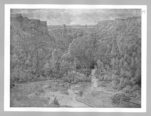 La Source du Lison (Doubs), 1837, Théodore Rousseau