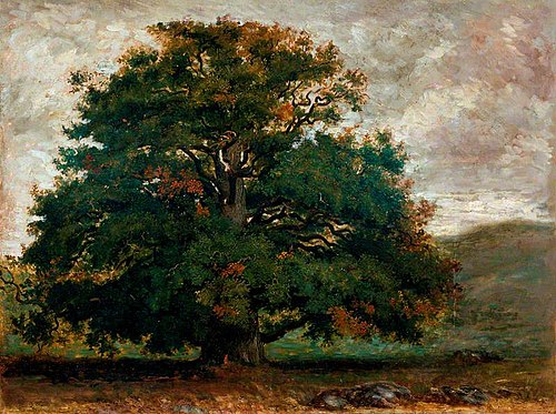 A Tree in Fontainebleau Forest, 1840, Théodore Rousseau
