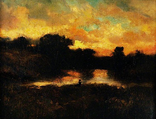 Evening, , Théodore Rousseau
