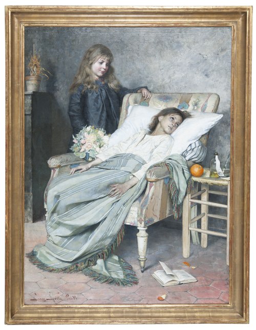 le Convalescent, 1884, Jenny Nyström