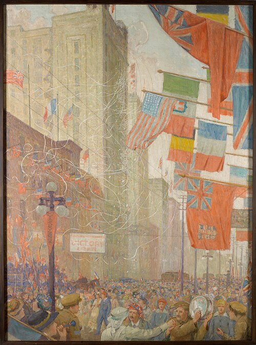 Armistice Day, Toronto, 1919, George Agnew Reid