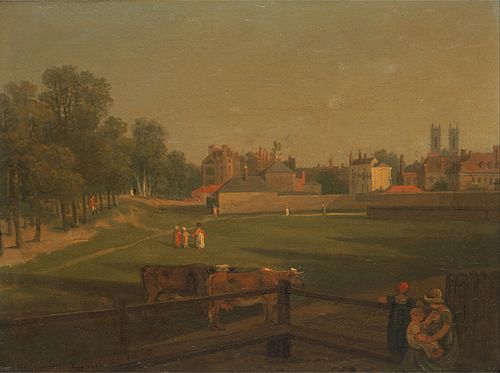 A Western View of part of Westminster and Bird Cage Walk taken from the Mill House...,, 1808, George Arnald