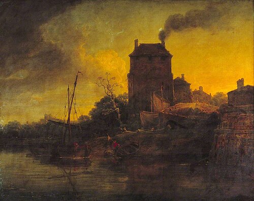 View on the Ouse at York, 1803, George Arnald