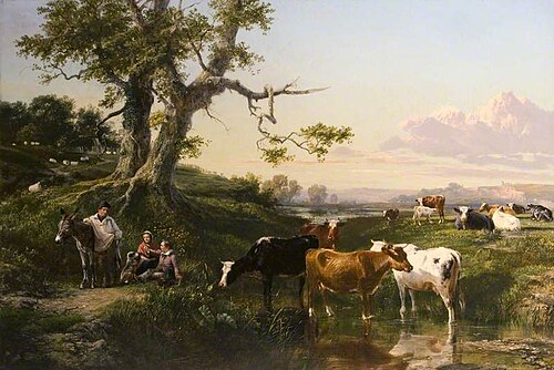 A Surrey Landscape, 1858, George Cole
