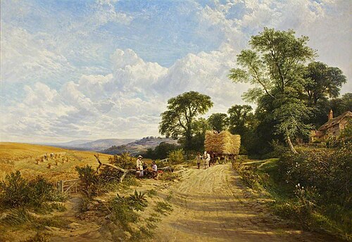 Harvest Time, 1865, George Cole
