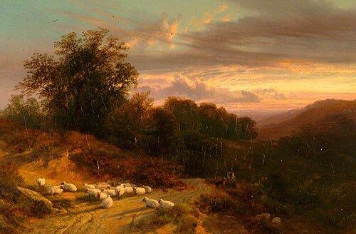 Evening in Hampshire, 1872, George Cole