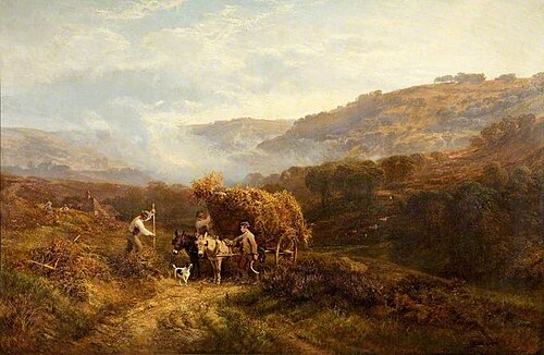 Carting Bracken, 1873, George Cole