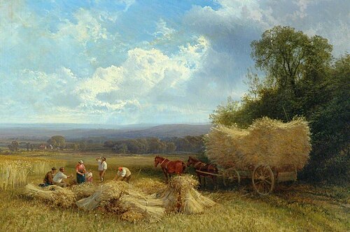 Harvest Scene, , George Cole
