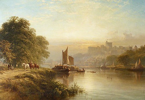 Windsor from the River, 1878, George Cole