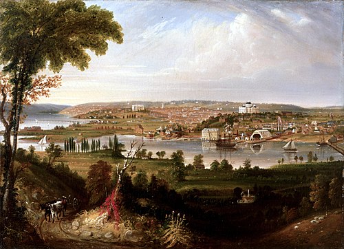 City of Washington from Beyond the Navy Yard, 1833, George Cooke