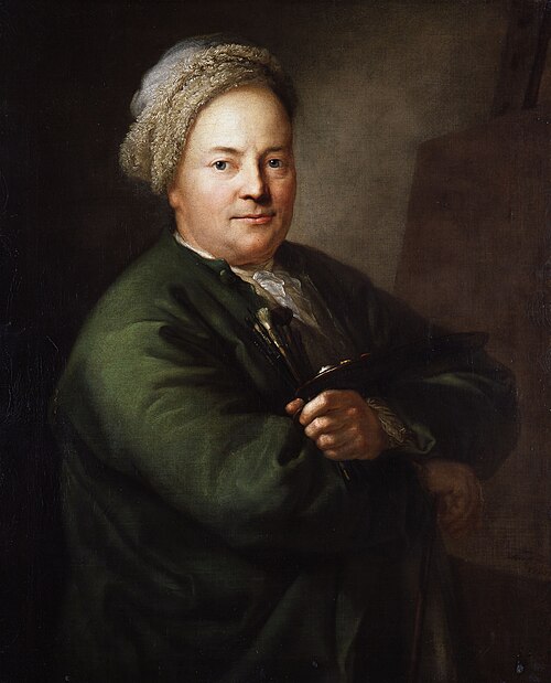 The Painter Christian Wilhelm Ernst Dietrich (1712-1774), 1767, Anton Graff