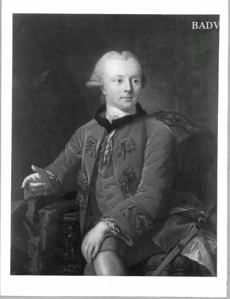 Herrenporträt mit Degen, 1782, Anton Graff
