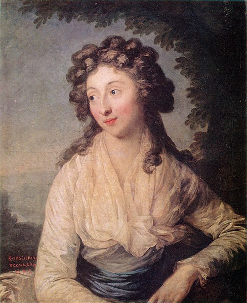 Porträt der Konstancja Rzewuska, 1789, Anton Graff