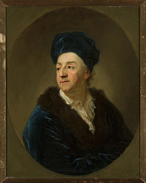 Portrait de Johann Nepomuk von Schaffgotsch dans un peignoir., 1770, Anton Graff