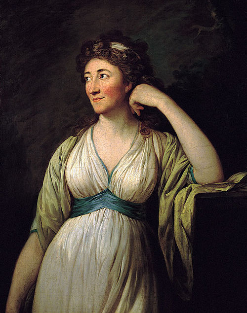 Die Dichterin Elisa von der Recke, 1797, Anton Graff