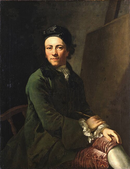 Youthful self-portrait, 1765, Anton Graff