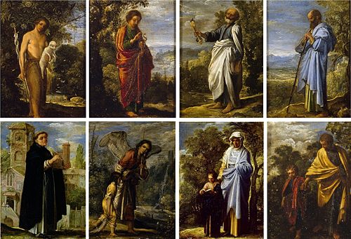 a set of small religious scenes, 1605, Adam Elsheimer