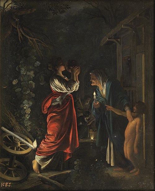 Ceres in the House of Hecuba, 1605, Adam Elsheimer