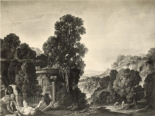 Le bon samaritain, 1620, Adam Elsheimer