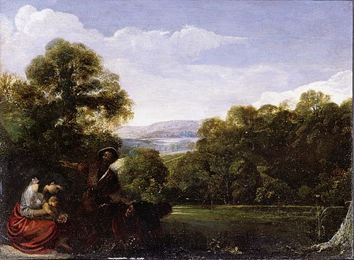 Latona and the Lycian Peasants, 1607, Adam Elsheimer