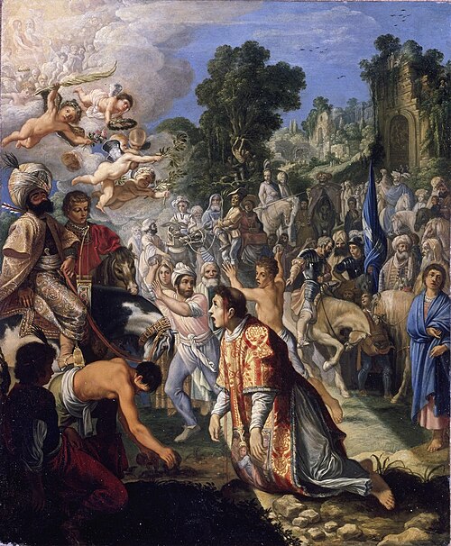 Steinigung des heiligen Stephanus, , Adam Elsheimer