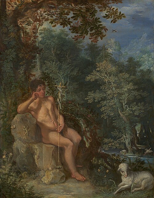 Saint John the Baptist in the Wilderness, 1610, Adam Elsheimer