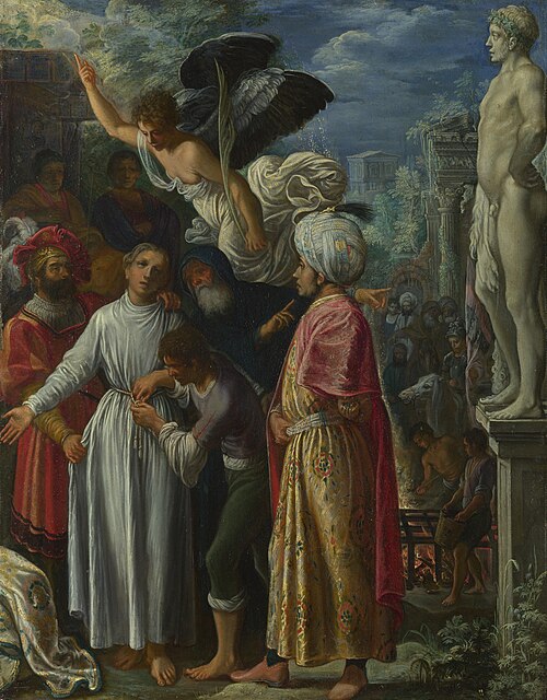 Saint Lawrence prepared for Martyrdom, 1600, Adam Elsheimer