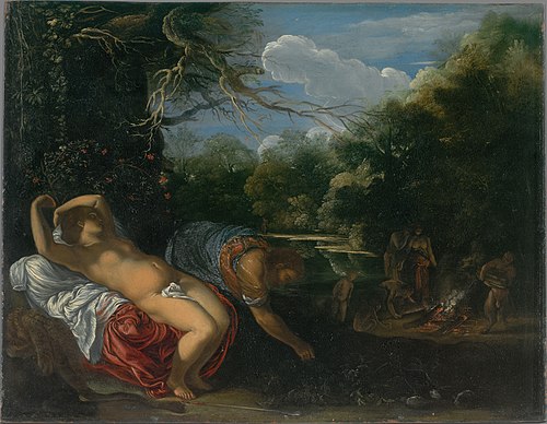 Coronis and Apollo, 1607, Adam Elsheimer
