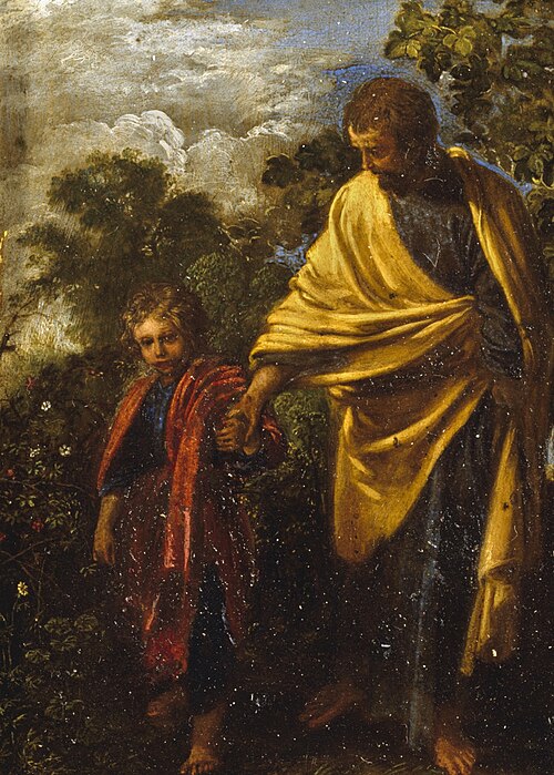 Saint Joseph and the Christ Child, 1605, Adam Elsheimer