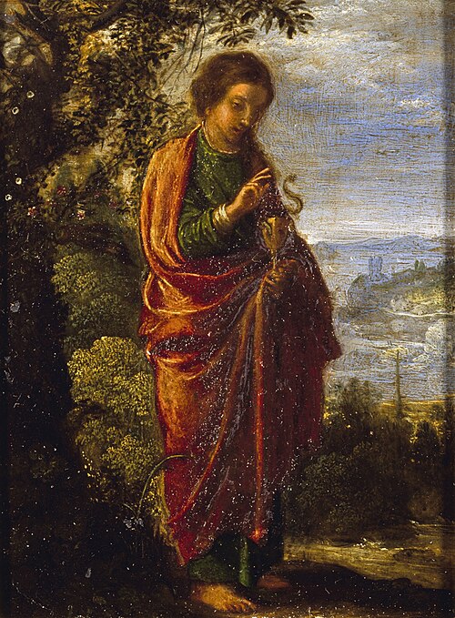 Saint John the Evangelist, 1605, Adam Elsheimer
