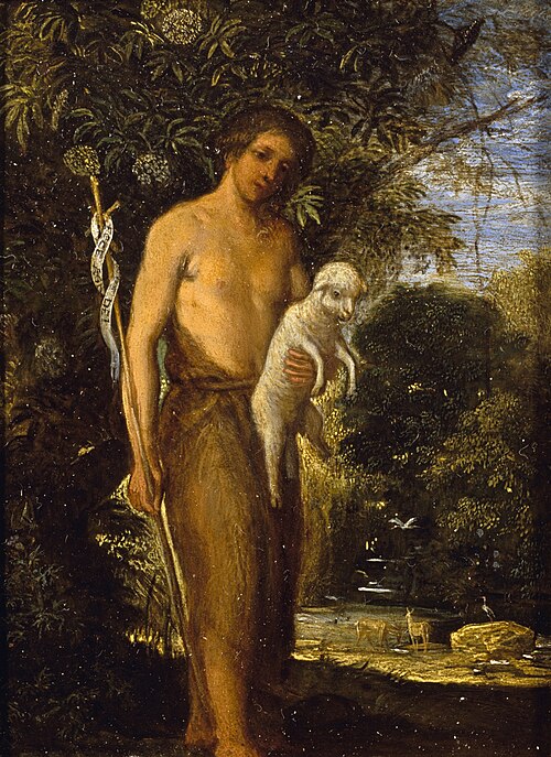Saint John the Baptist, 1605, Adam Elsheimer