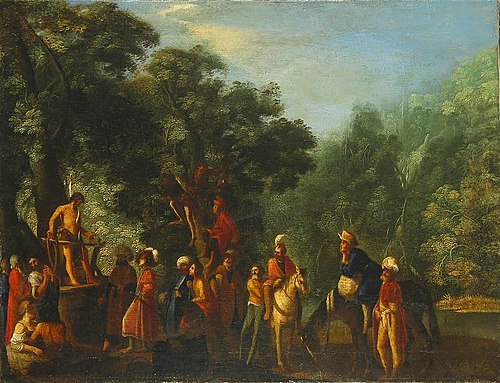 The Sermon of St John the Baptist, 1650, Adam Elsheimer