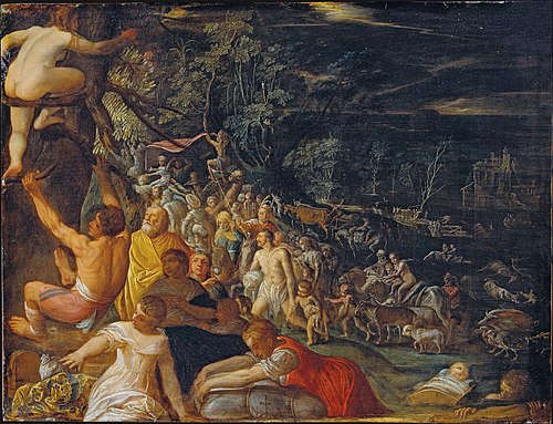 The Deluge, 1599, Adam Elsheimer