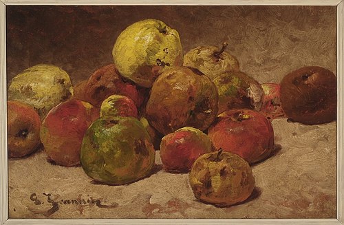Stilleven met appelen., 1900, Georges Jeannin