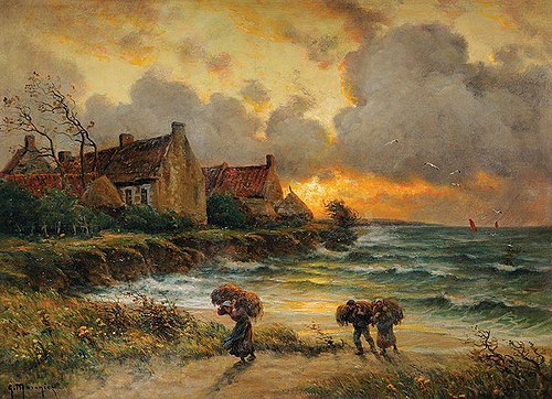 Le retour de la Pêche, 1900, Georges Maroniez