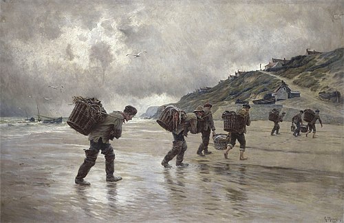 Pêcheurs d'Equihen, 1902, Georges Maroniez
