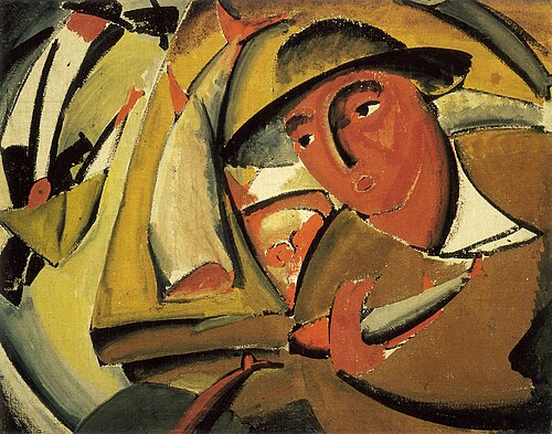 Fishmonger, 1911, Vladimir Tatline