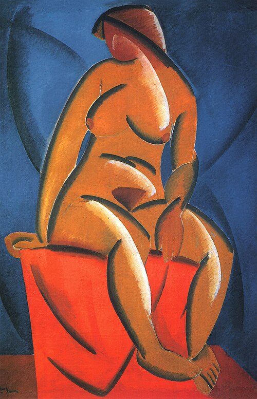 Female Model, 1913, Vladimir Tatline