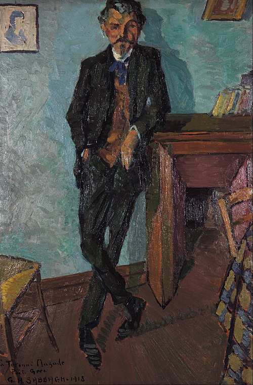 Greek Poet Fernand Mazade, 1918, Georges Sabbagh