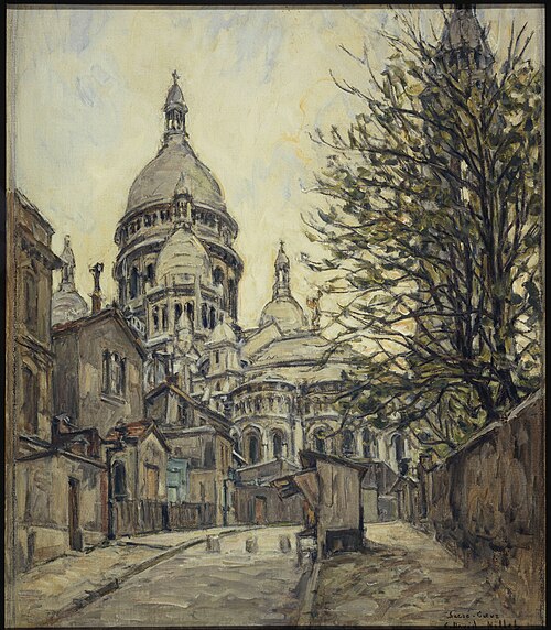 Le Sacré-Coeur à Montmartre, 1925, Germain David-Nillet