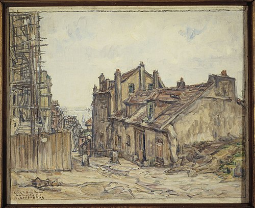 La Maison de Mimi Pinson à Montmartre, 1923, Germain David-Nillet