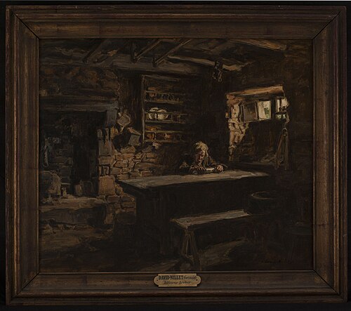 Intérieur breton, 1861, Germain David-Nillet