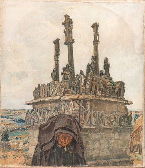 Calvaire de Tronoën, 1912, Germain David-Nillet