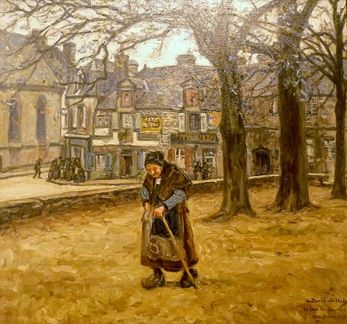 Le jour des pauvres, 1920, Germain David-Nillet