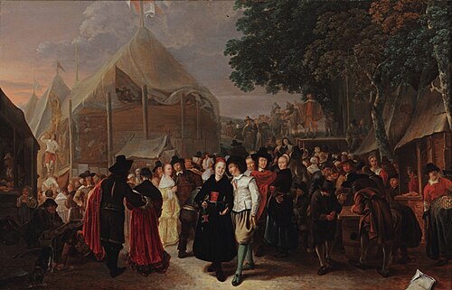 The fairgoers, 1642, Gerrit Lundens