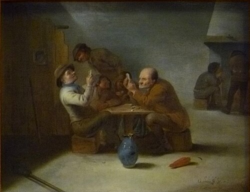 Card Players, 1651, Gerrit Lundens