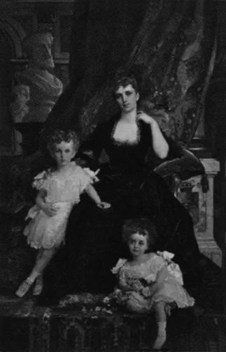 Portrait de la duchesse de Luynes et ses enfants, 1873, Alexandre Cabanel